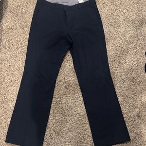 Banana Republic Women’s Navy Logan Sit Size 12L Dress Pants